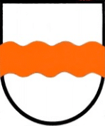 draft for grant of arms to the Oranje Vrij Staat, containing a wavy fess in orange