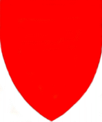 a shield in red, or gules
