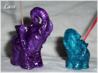 Elefantes porta sahumerios