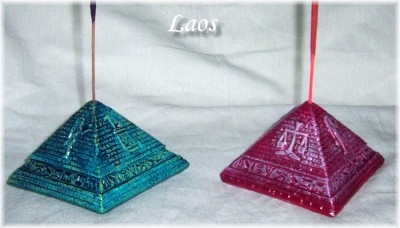 Pir�mides porta sahumerios