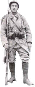 Franzsischer Soldat vor Verdun, 1916