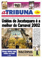 Destaque da 1a. P�gina do Jornal A Tribuna