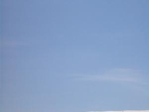 an empty sky with just the slightest hint of a cloud came to most represent Emptiness to me