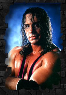 Bret Hart, vedette montante � l'�poque des d�buts de la WWF.