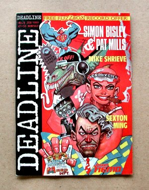 Tank Girl in "The Australian Job--Part 1" with Jet Girl and Sub Girl.