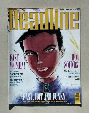 Jamie Hewlett's "Fireball"--no Tank Girl