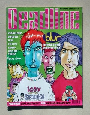 Hewlett and Martin's "Project blur book" article--no Tank Girl--ad for Jamie signing.