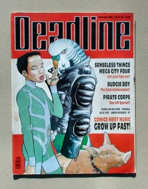 One page (standard page size) poster of Tank Girl.