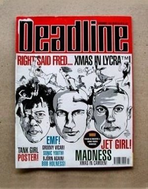 Tank Girl in "Your All C*nts & Wankers" (bw), TG poster (not loose), Jet Girl in "Hairy P*ssy."