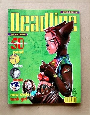 Tank Girl in "The Guide to Joy" (bw).