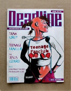 Tank Girl in "Ball Hanger" (bw).