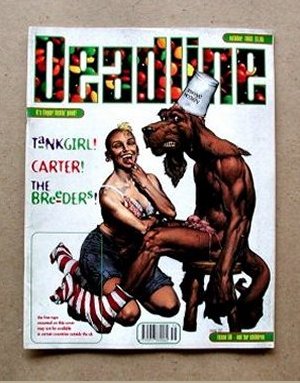 Tank Girl in "Burning Vacation" (bw).