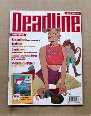 Tank Girl in "1994 Almanac" (bw).