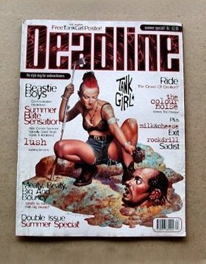 Tank Girl in "The Mount Mushroom Massacre" (bw), Loose poster of cover.