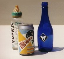 Vodka Baby Bottle, Loud Mouth Beer, and W&P Water Bottle