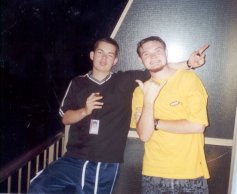 Brad (having a cigar) & Cam