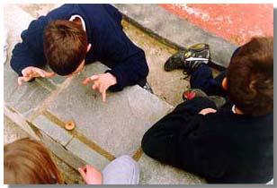Greek Children Playing Svoura Game
