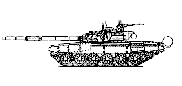 Т 90 нарисовать