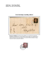 Maltese Cross and Town Datestamp