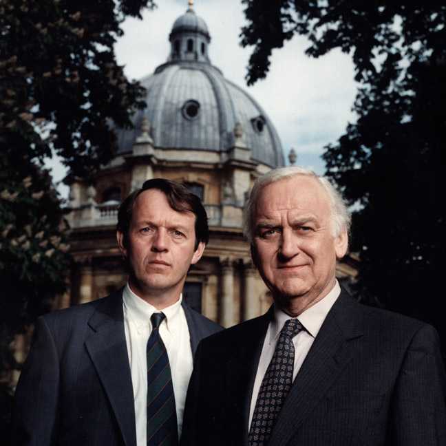 John Thaw as Inspector Morse and Kevin Whately
as Sergeant Lewis from the Inspector Morse Website Copyright Carlton Television