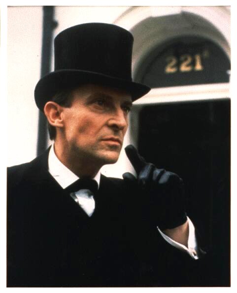 Jeremy Brett as Sherlock Holmes image taken from MUSEUM