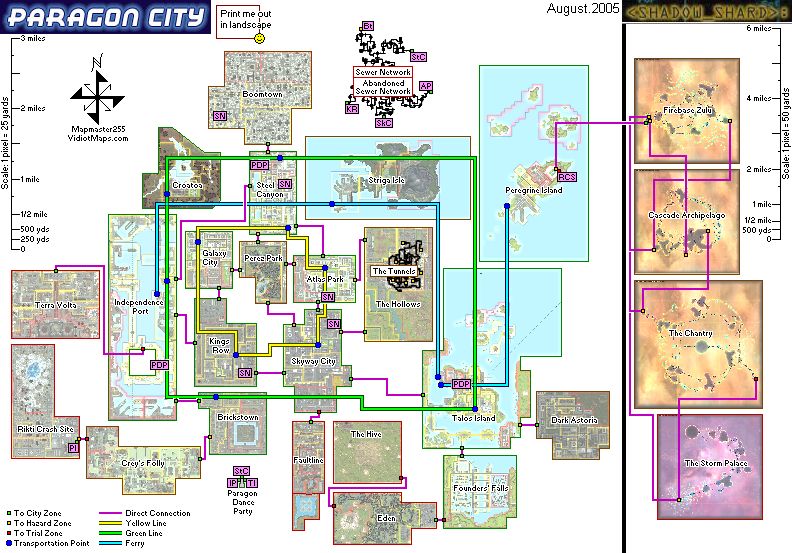 THE MAPS OF PARAGON CITY