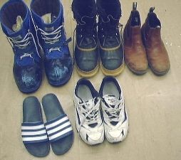 Variety of boots for antarctic  conditions