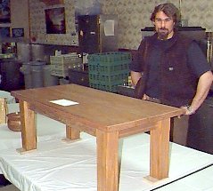 Chris and his Coffee table