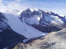 dry valleys glacier overflow