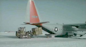 LC 130 loading through the rear cargo doors
