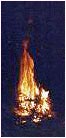 evening fire