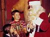 A strange looking Santa