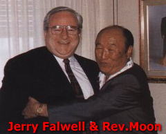 Jerry Falwell and Sun Myung Moon