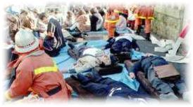Poison Gas Victims on Tokyo Subway
