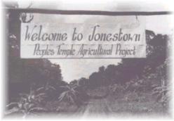 Welcome Sign For The Jonestown Agricultural Project