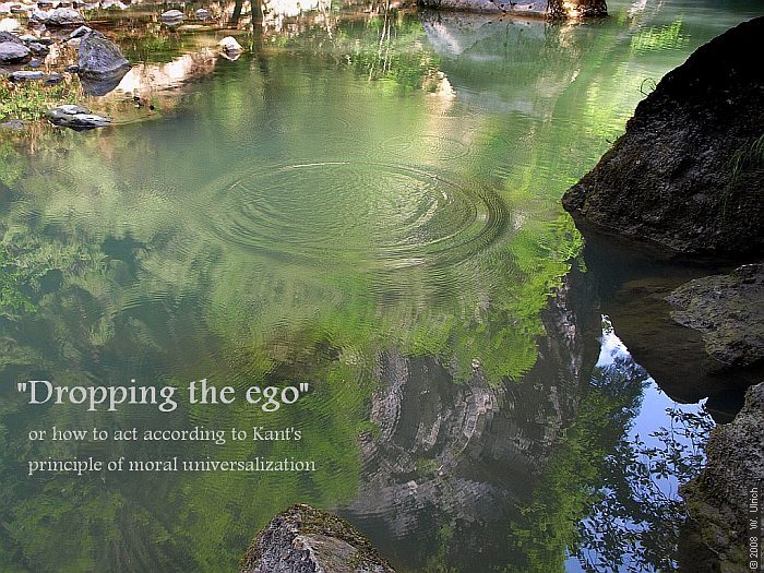 'Dropping the ego'