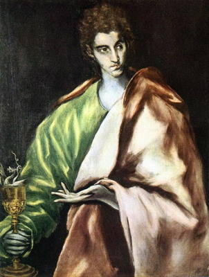 Apostle St. John the Evangelist by El Greco (1606)