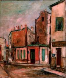 "The Pink House" (the Lapin Agile) by Maurice Utrillo