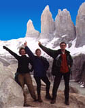 Trekking Torres del Paine in Patagonia near the southern tip of South America
