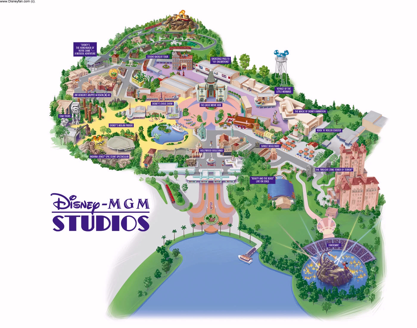 Walt Disney World Florida Map