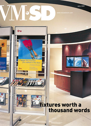 Keycorp bank project on cover of VMSD magazine