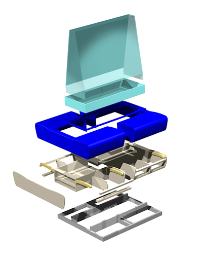 Solar Aquatics Water-back sofa 2003-exploded