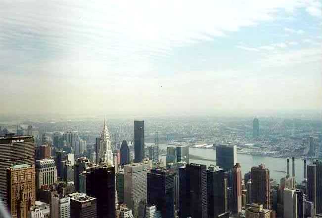 looking towards chrysler building & east river