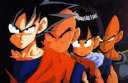 Goku, Krilin, Gohan and Vegeta