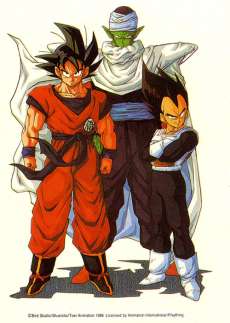 Goku, Vegeta and Piccolo!