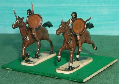 An HaT Numidian Light Horse element stained with Cabot's Interior Varnish Stain.