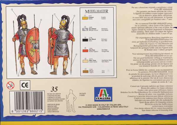 Italeri Romans - Box Back