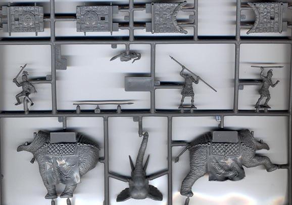 Sprue 1 - the 'Indian' elephant