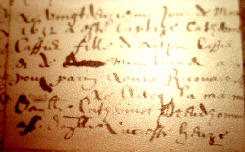 Bapt�me de Catherine Caffier