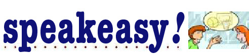 Masthead of Speakeasy, the Website of the Devastating Three